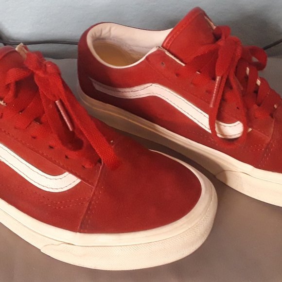 Vans Pig Suede Old Skool Chili Pepper - Picture 3 of 6
